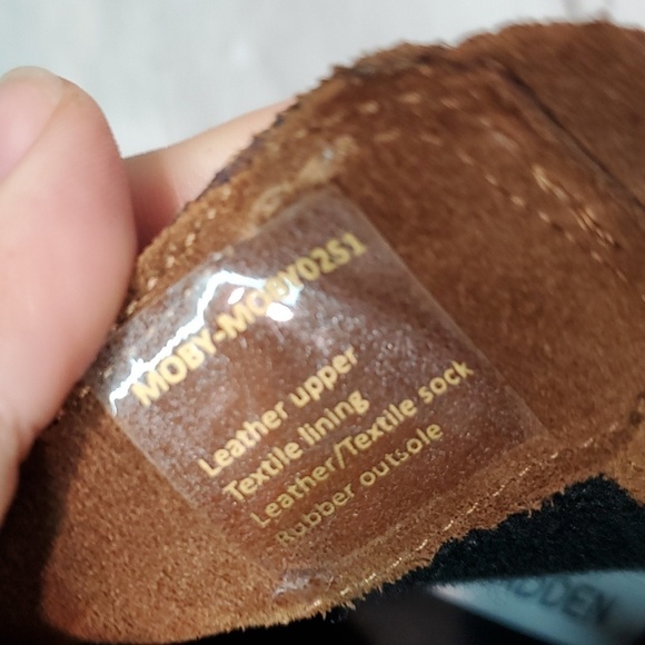 Steve Madden Women Moby Ankle Leather Platform Heels shoes boots sz 11 - Picture 14 of 14